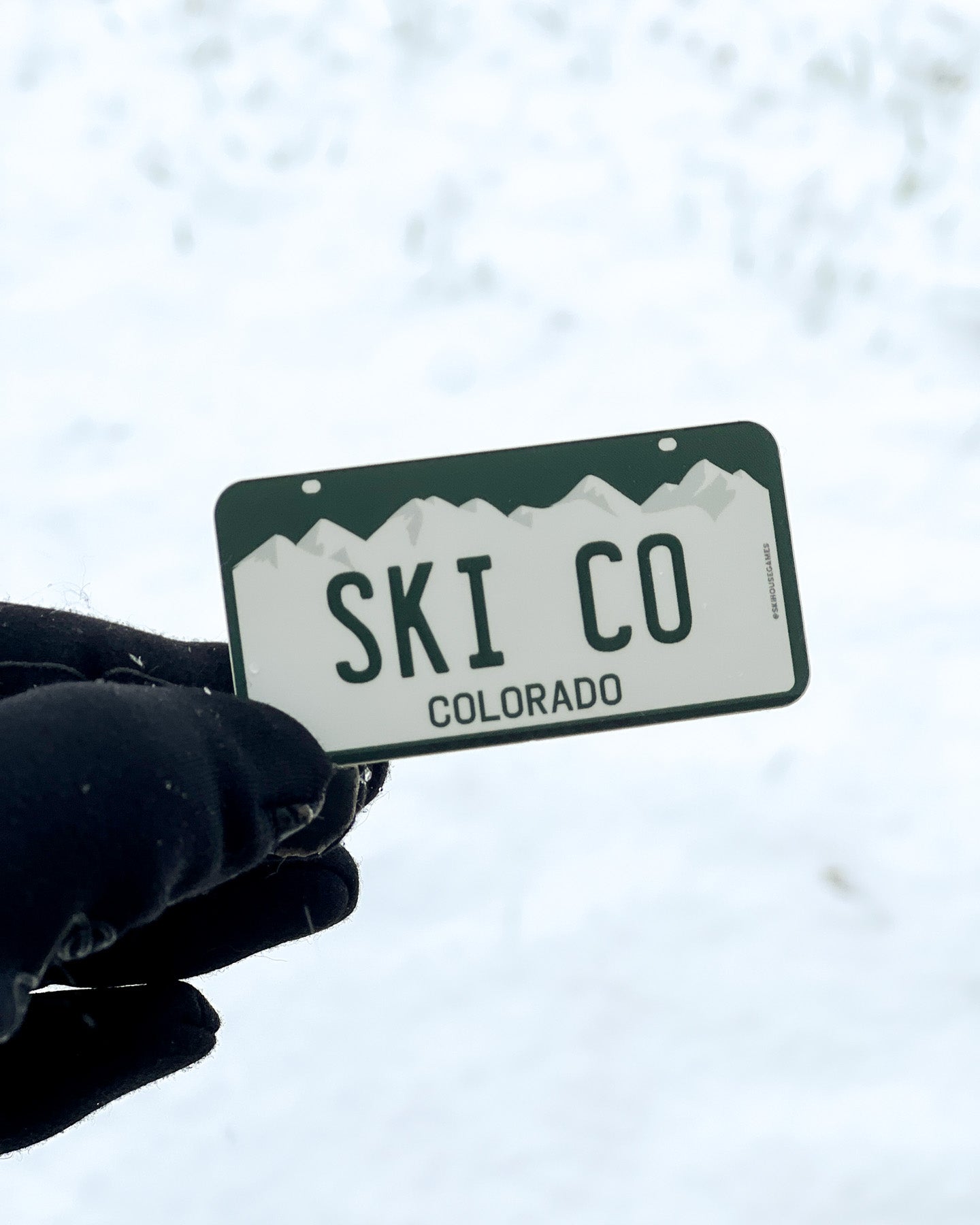 Ski CO - Colorado License Plate Sticker