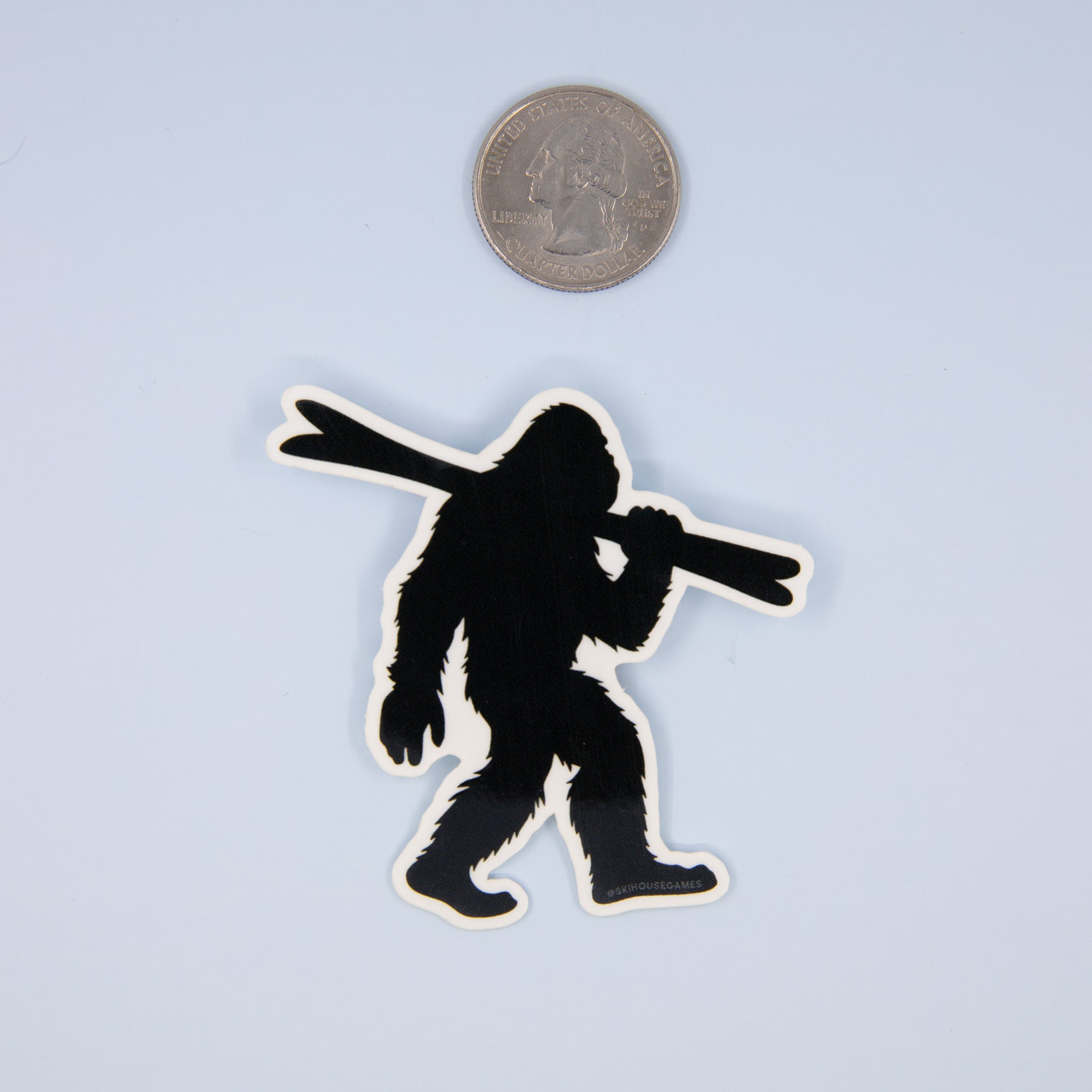 Abominable Shredman Ski Helmet Sticker