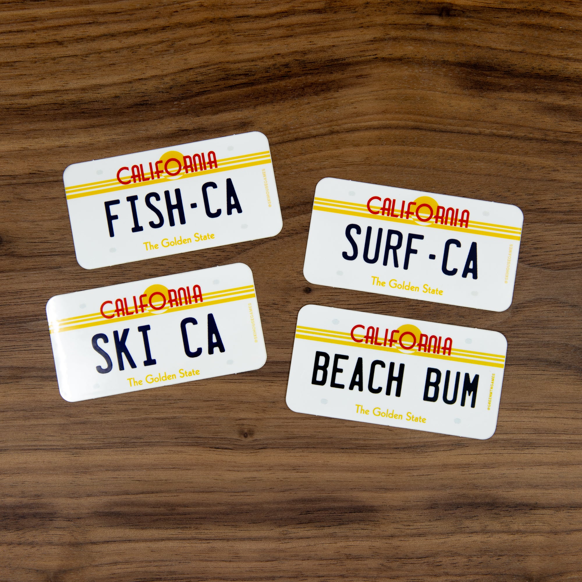 Beach Bum CA - California License Plate Sticker