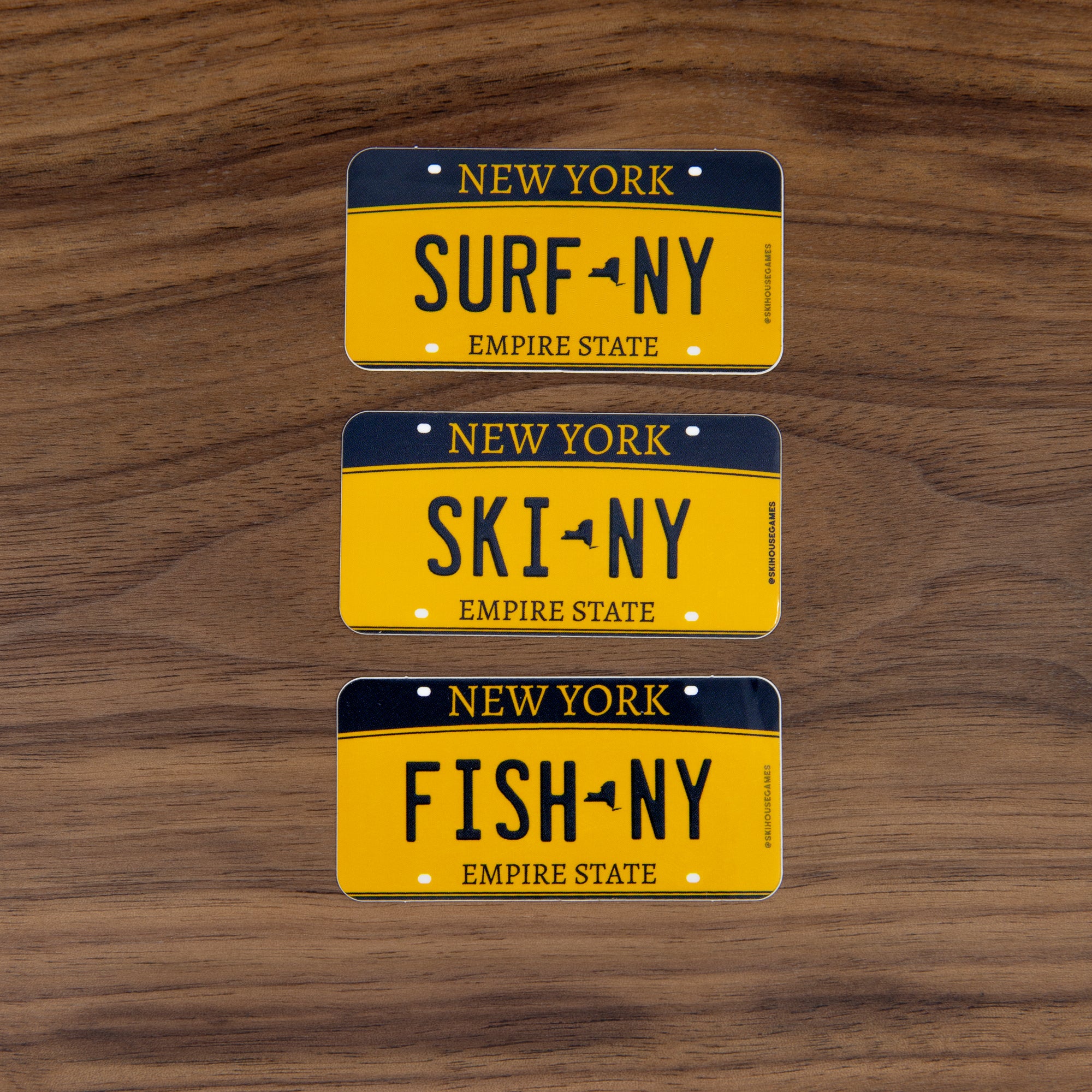 Fish NY - New York Fish License Plate Sticker