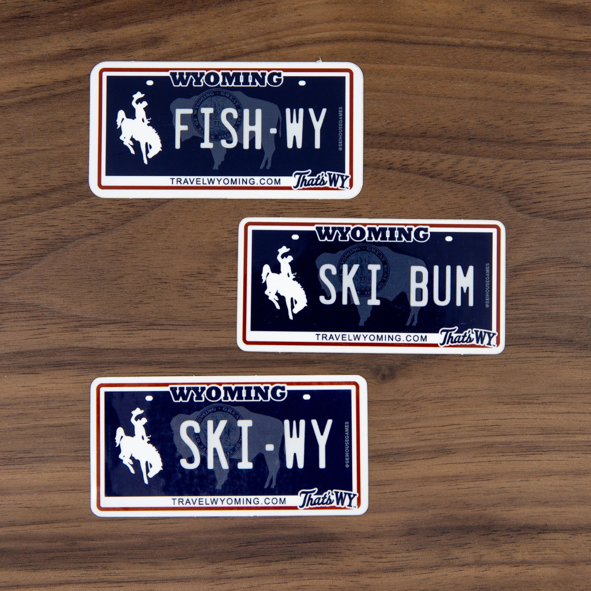 Fish WY - Wyoming Fish License Plate Sticker