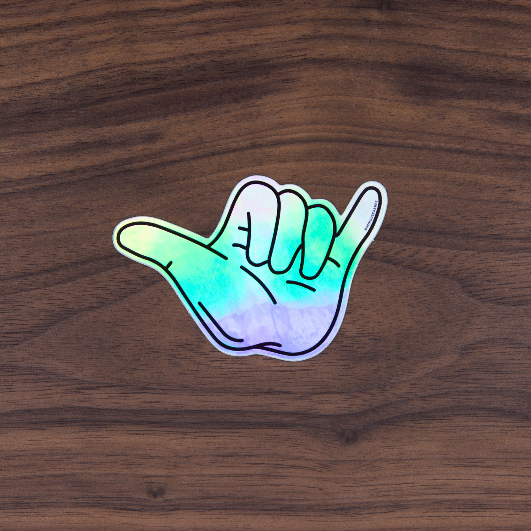 Shaka Holographic Sticker