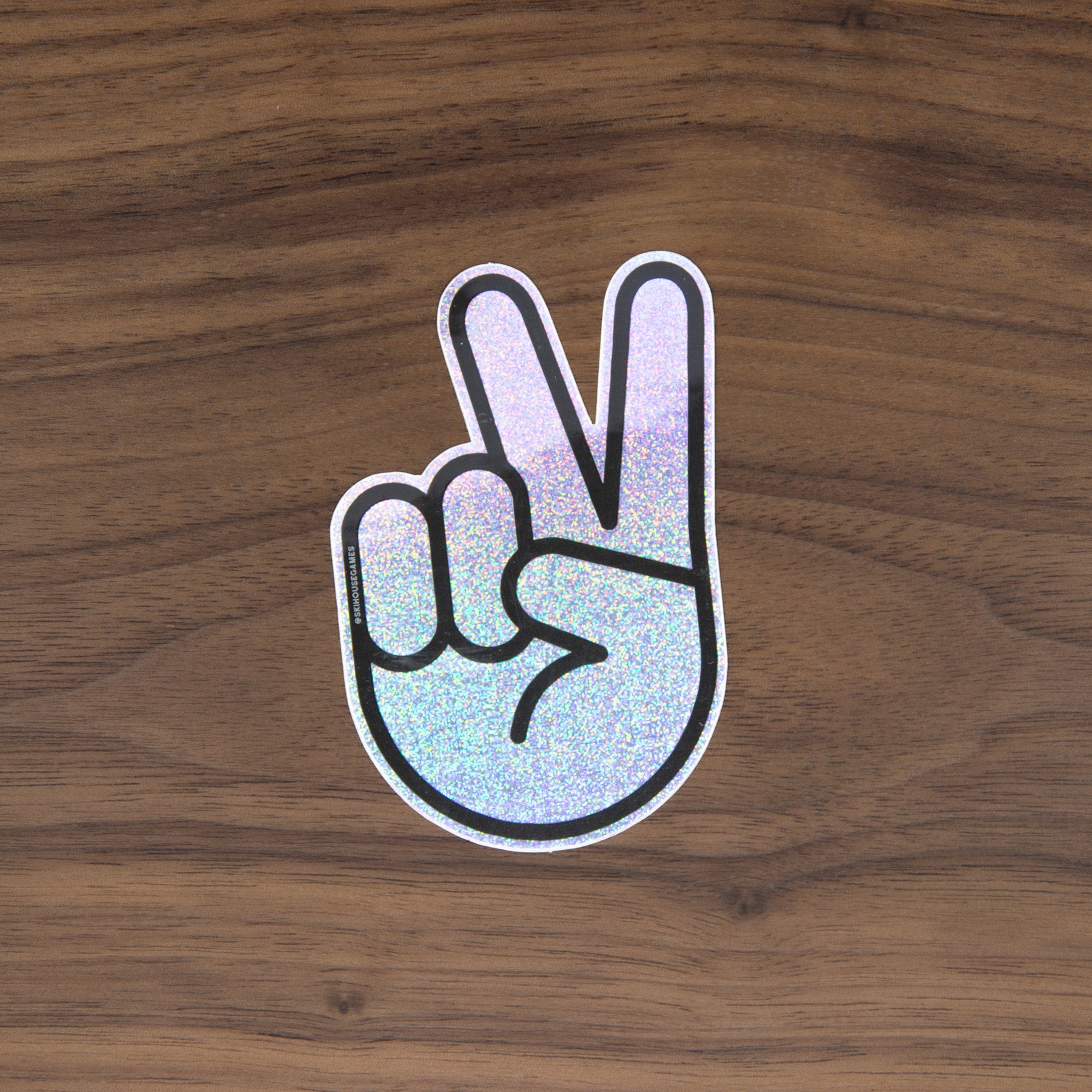 Peace Sign Pixie Dust Sticker