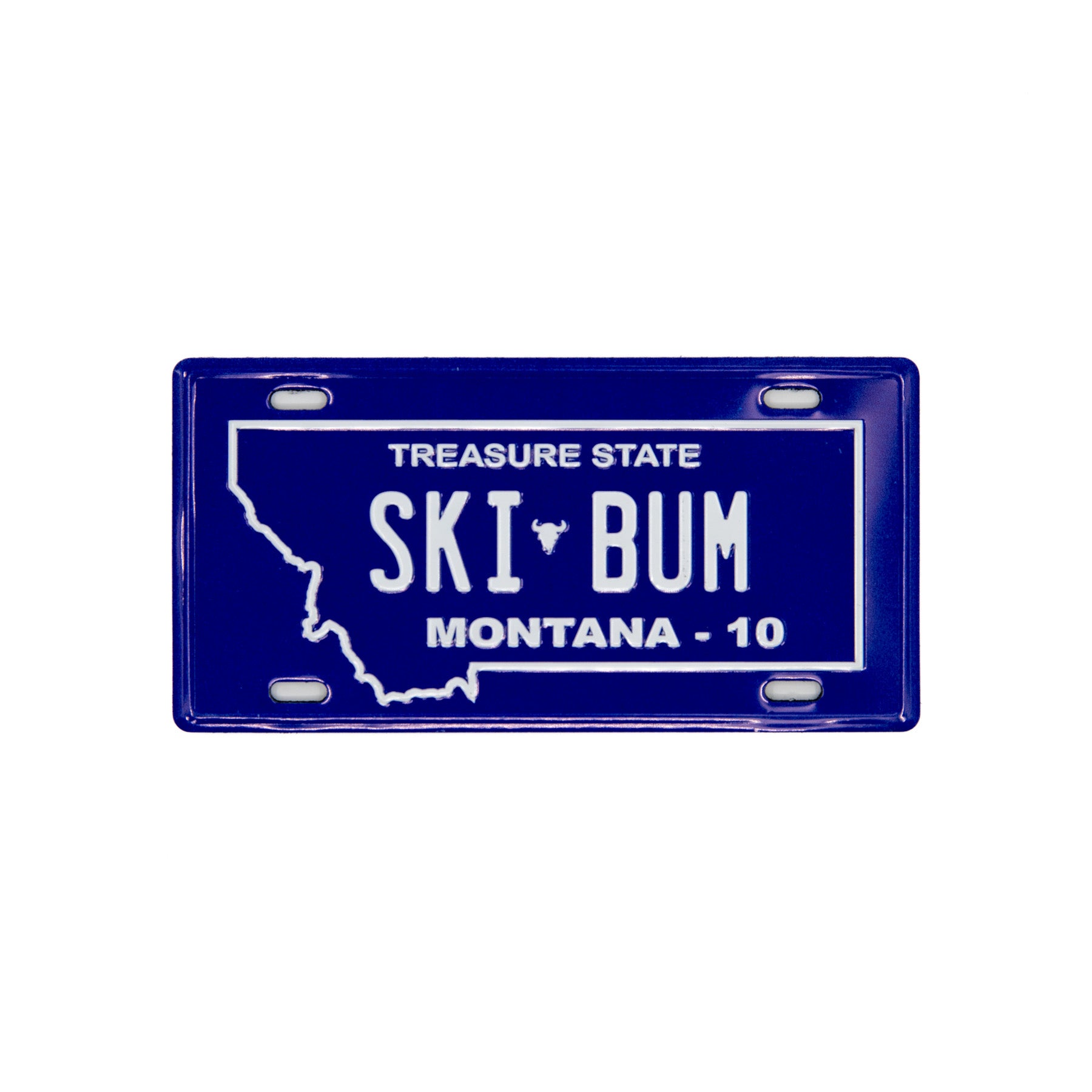 SKI BUM - Montana License Plate Magnet