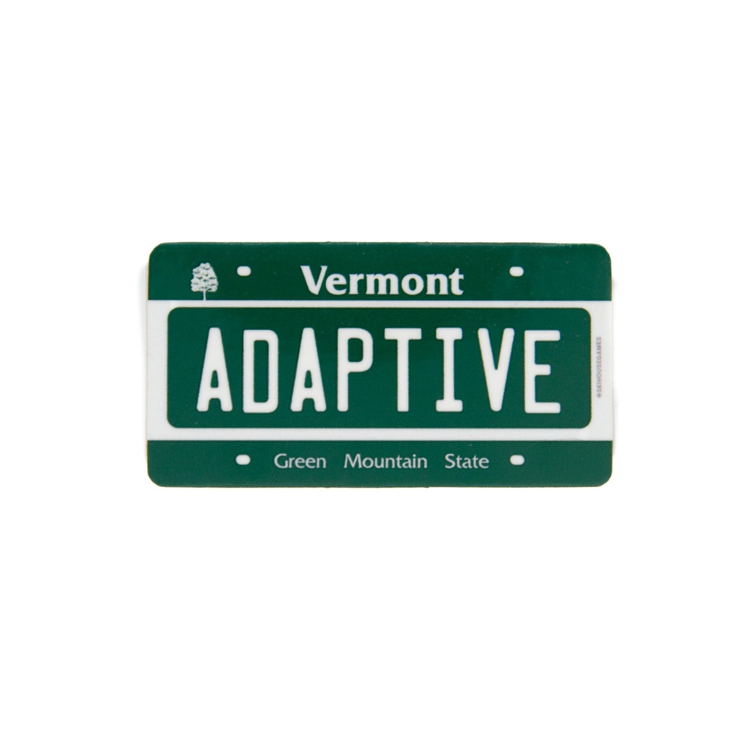 Support VT Adaptive - Vermont License Plate Sticker