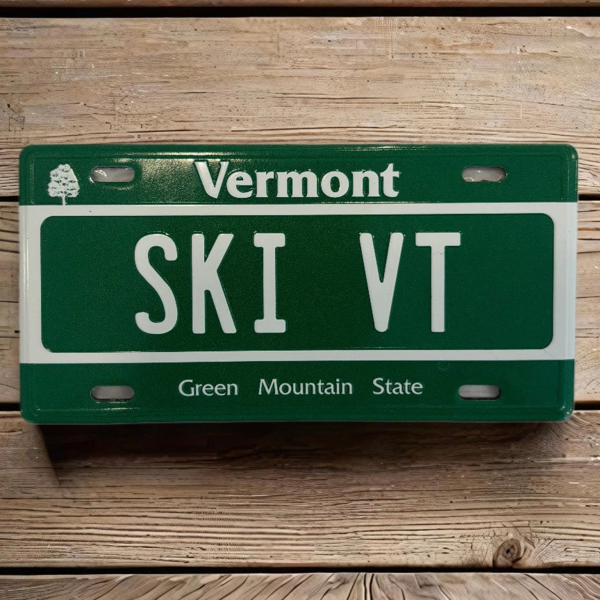 SKI VT - Vermont License Plate Magnet