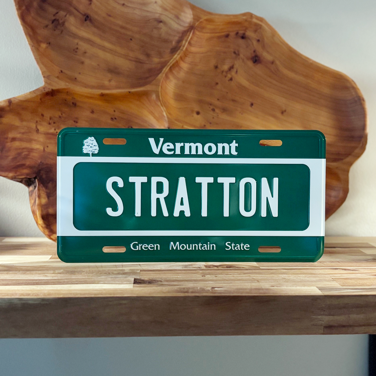 Stratton - Vermont Full Size Novelty License Plate