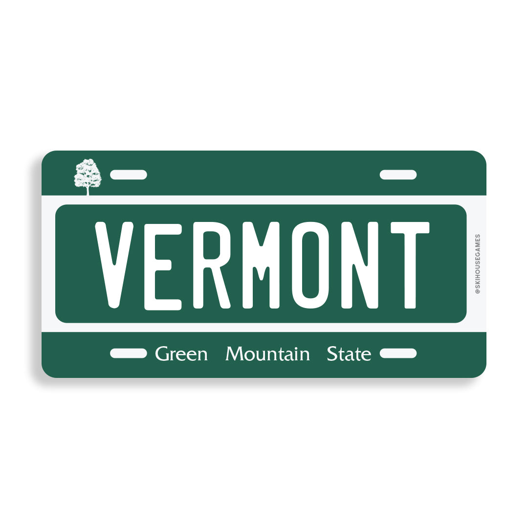 Vermont License Plate Sticker