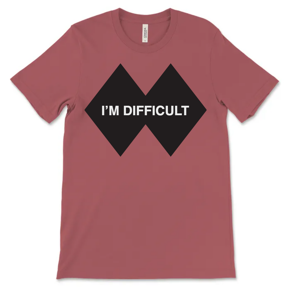 I'm Difficult Ski T Shirt