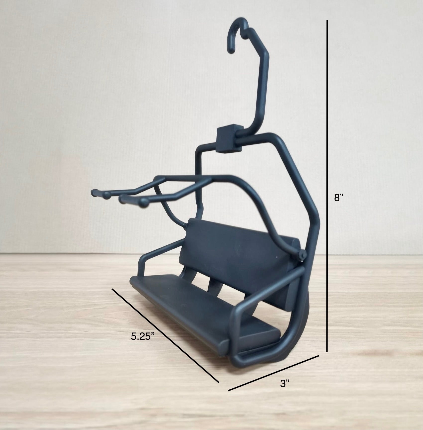 Miniature Modern Ski Lift Chair