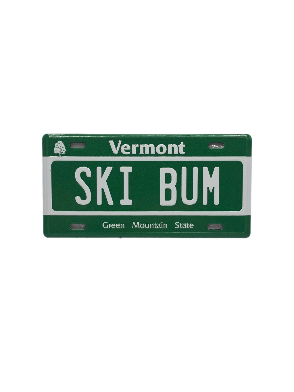 SKI BUM - Vermont License Plate Magnet